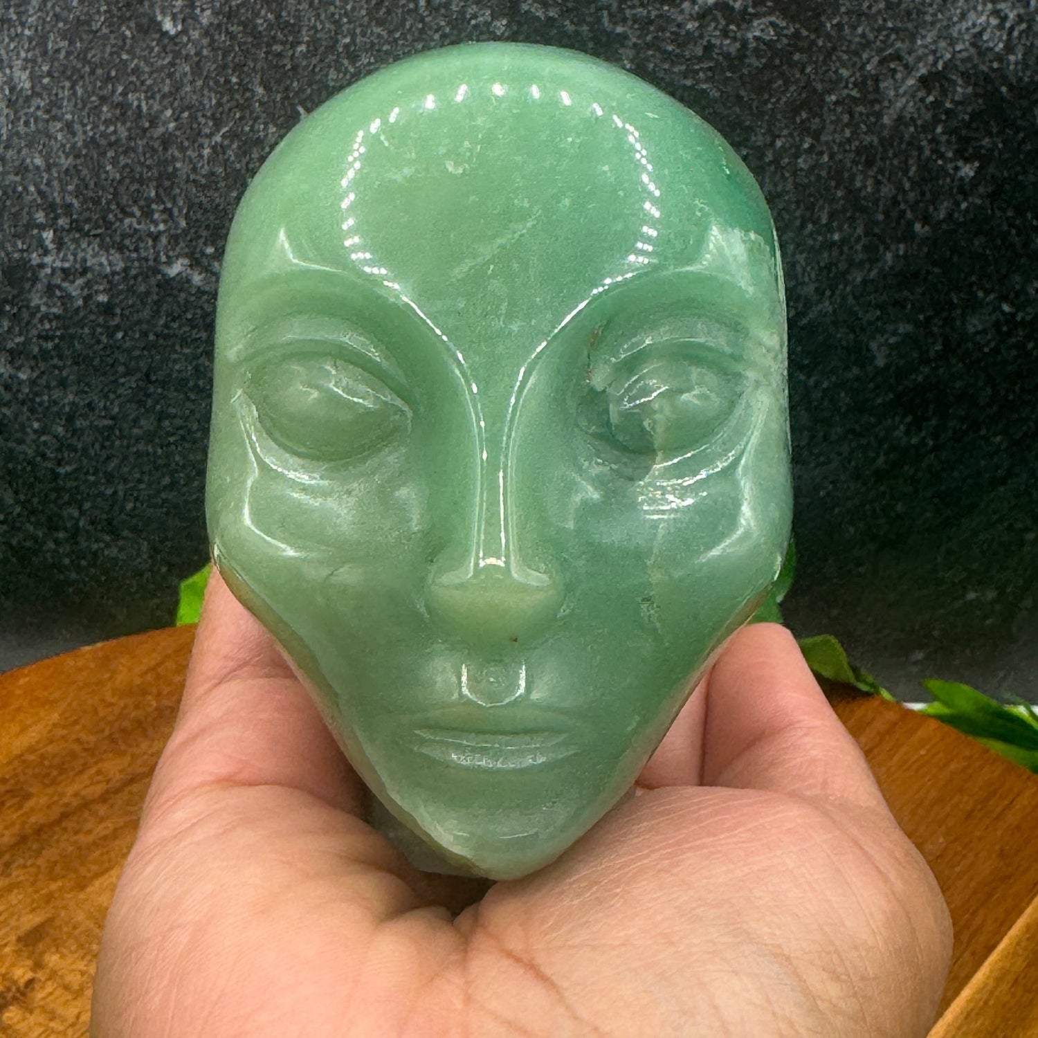 Green Aventurine Humanoid Bust - Sage & Magic