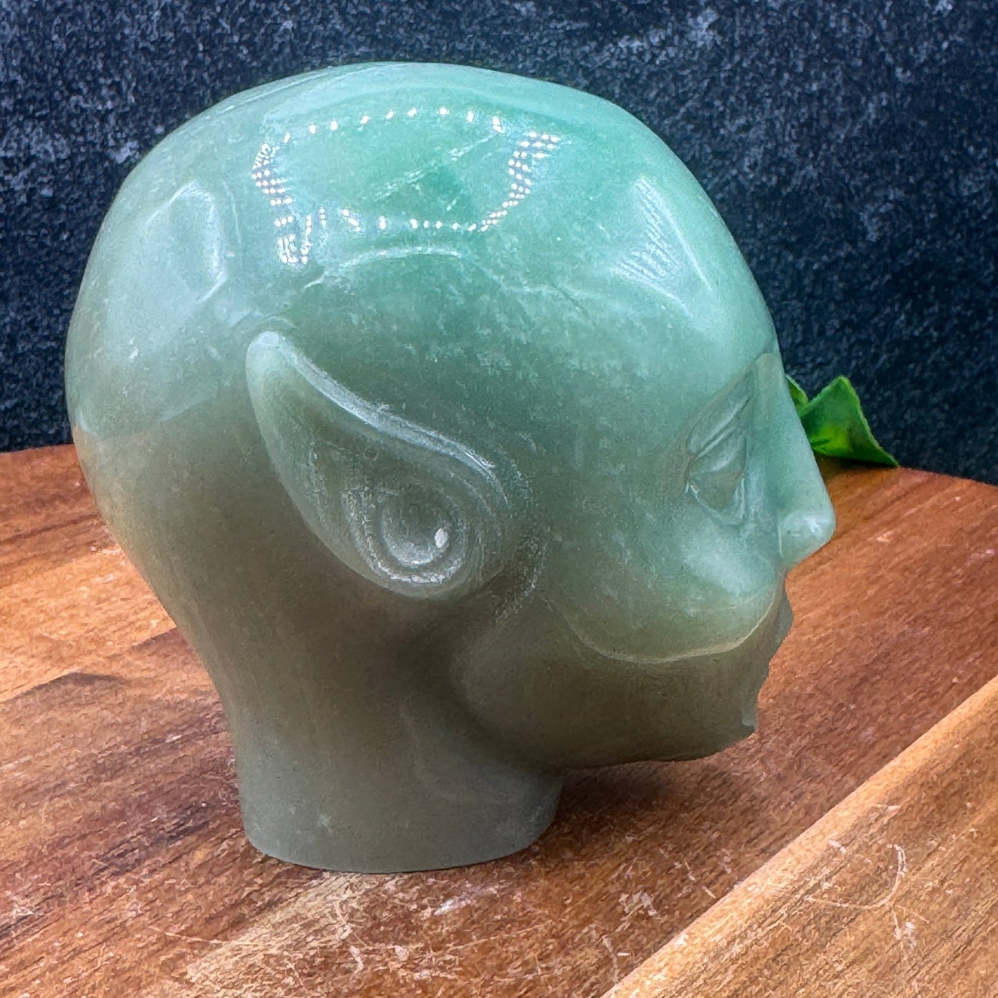 Green Aventurine Humanoid Bust - Sage & Magic