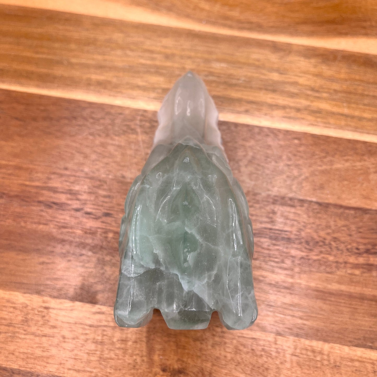 Green Fluorite Dragon Head - Sage & Magic