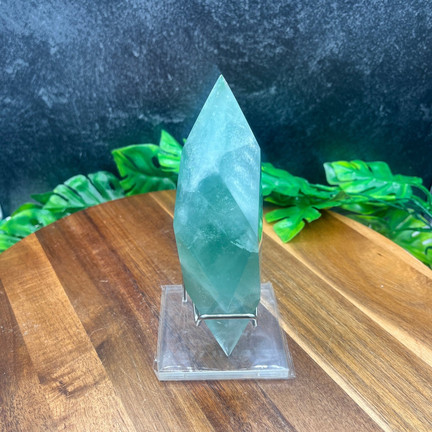 Green Fluorite Elongated Hexagon - Sage & Magic