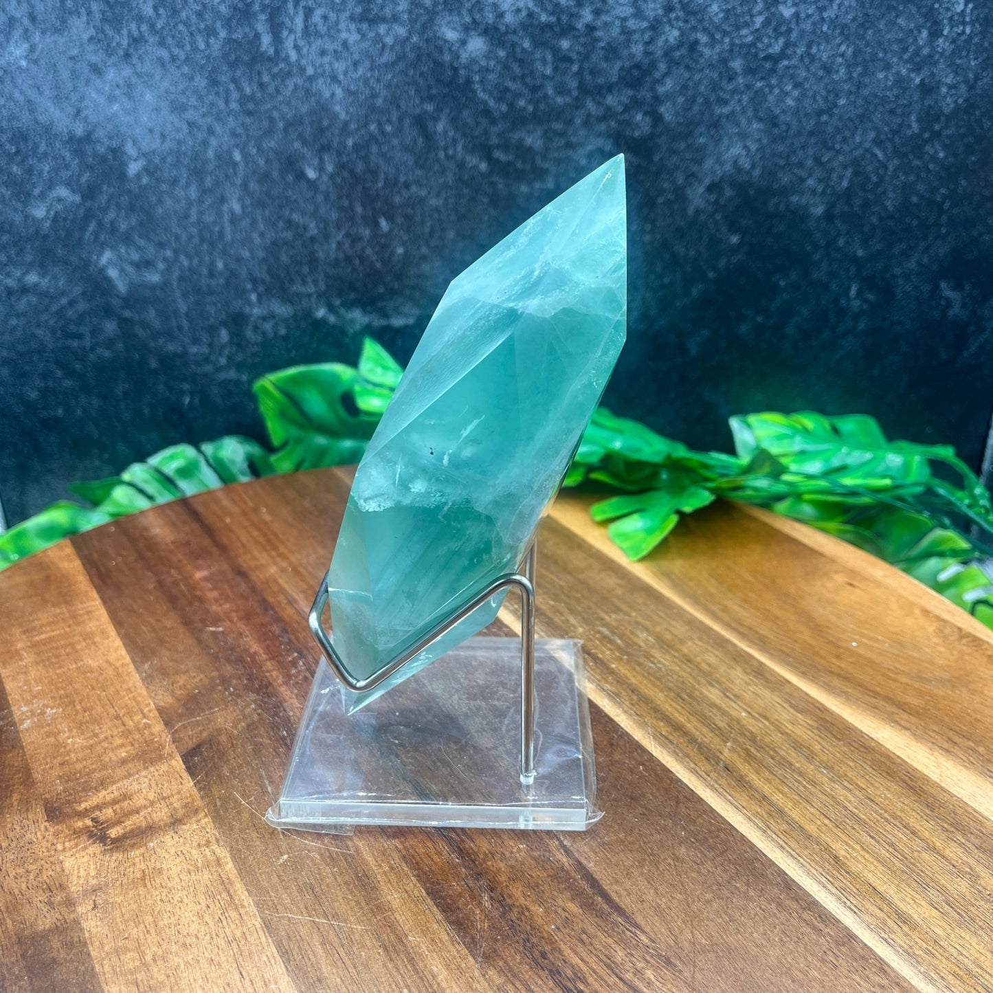 Green Fluorite Elongated Hexagon - Sage & Magic