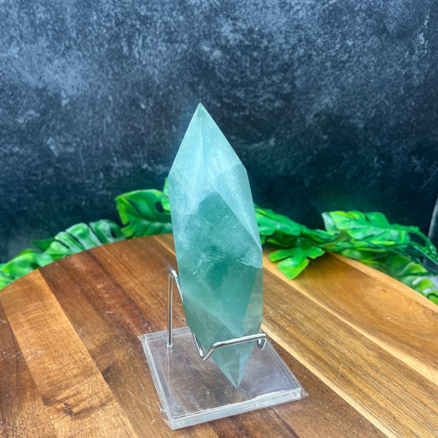 Green Fluorite Elongated Hexagon - Sage & Magic