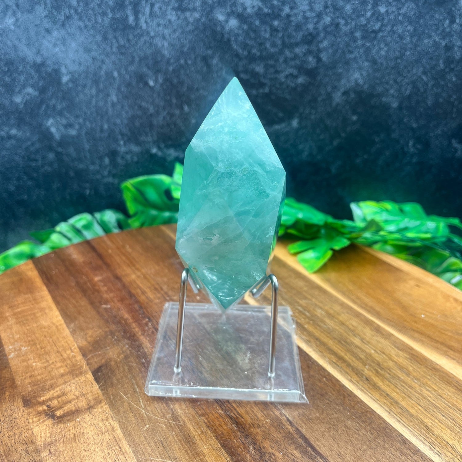 Green Fluorite Elongated Hexagon - Sage & Magic