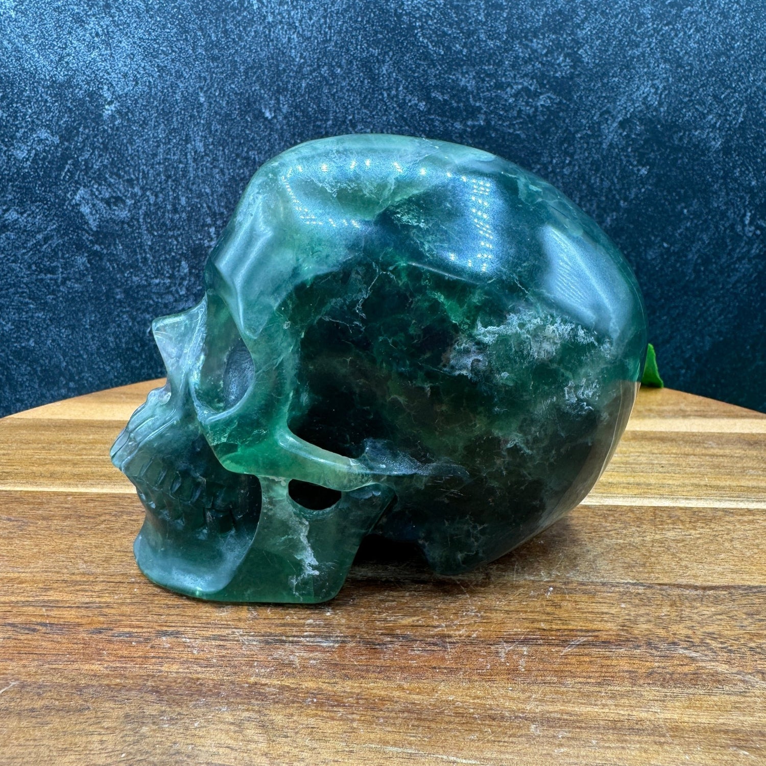 Green Fluorite Skull - Sage & Magic