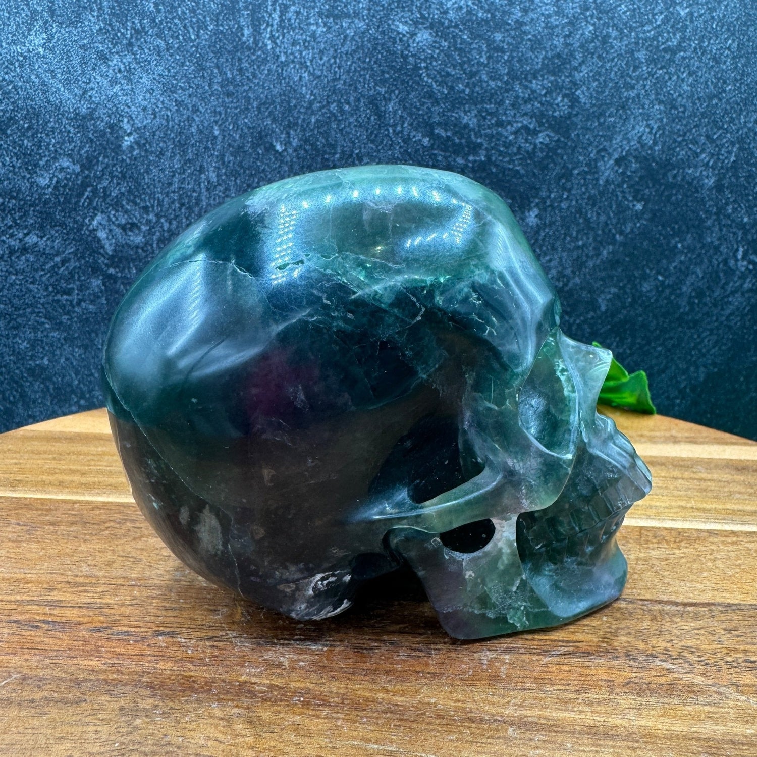 Green Fluorite Skull - Sage & Magic