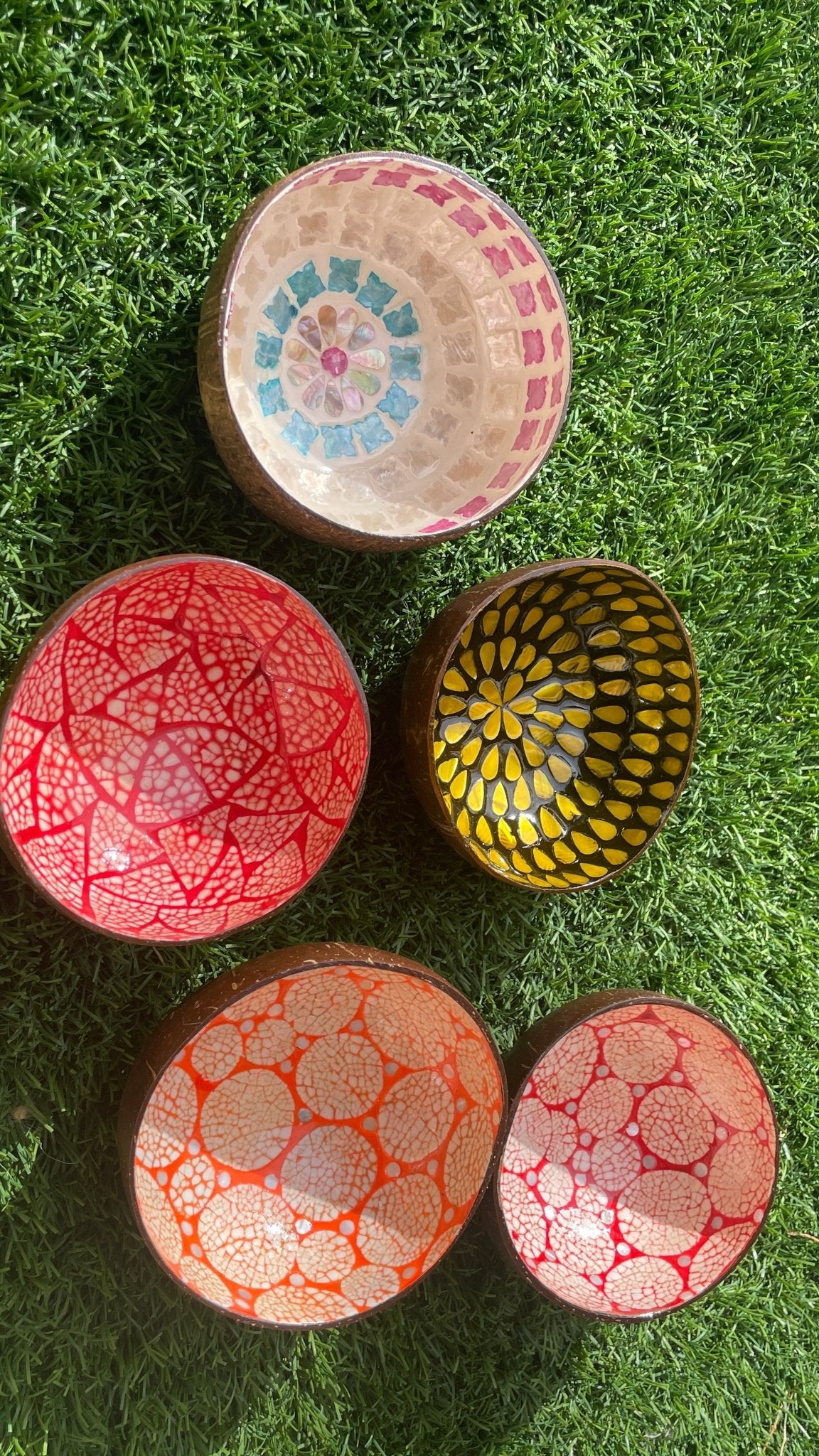 Hand Painted Coconut Bowls - Sage & Magic