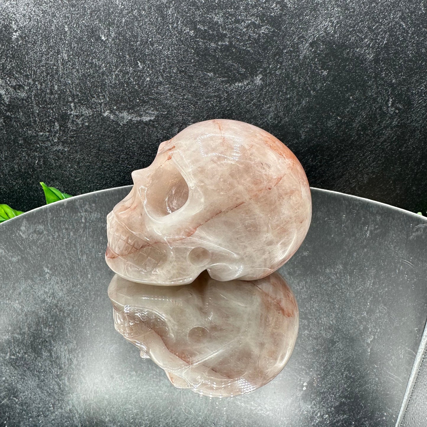 Fire Quartz Skull