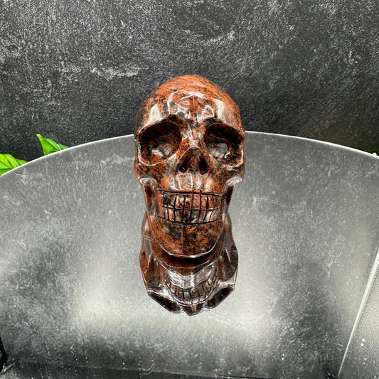 Mahogany Obsidian Skull