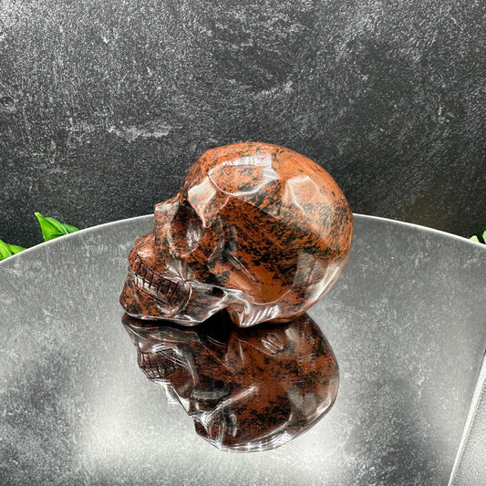 Mahogany Obsidian Skull