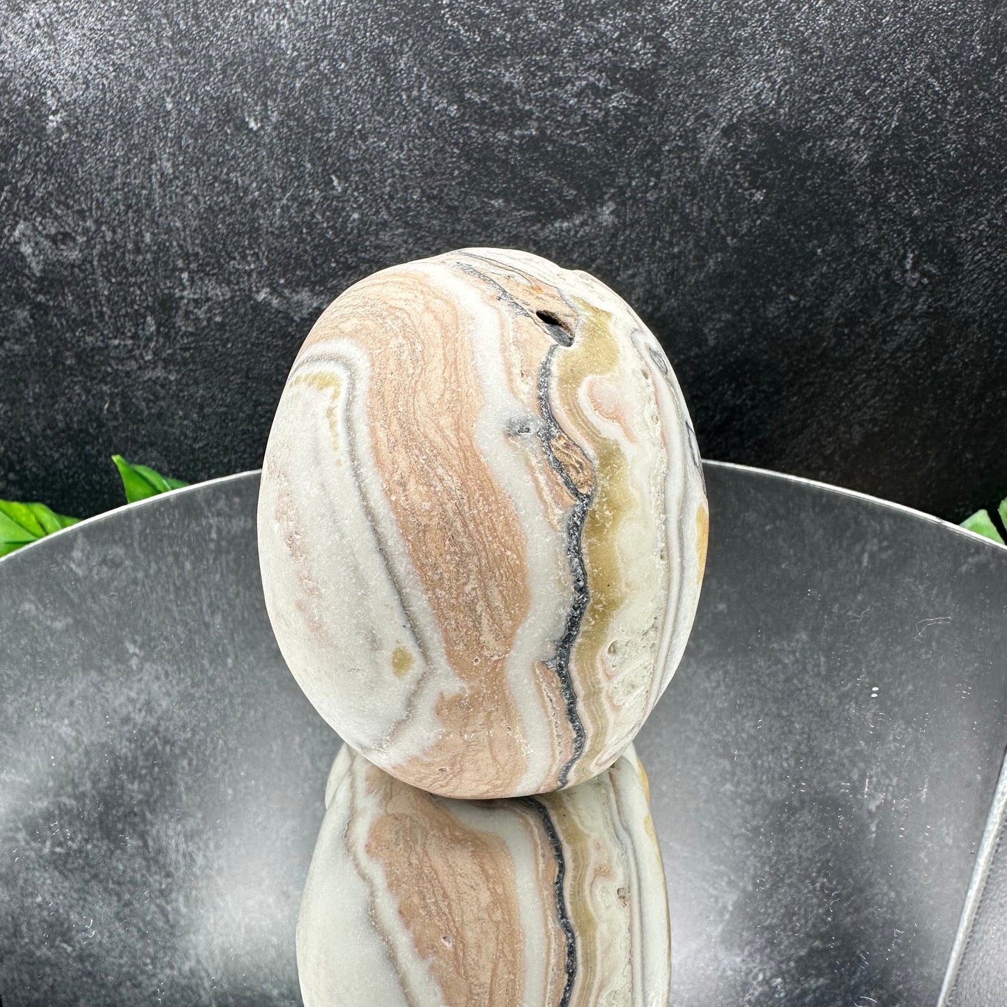 Ice Cream Calcite Skull