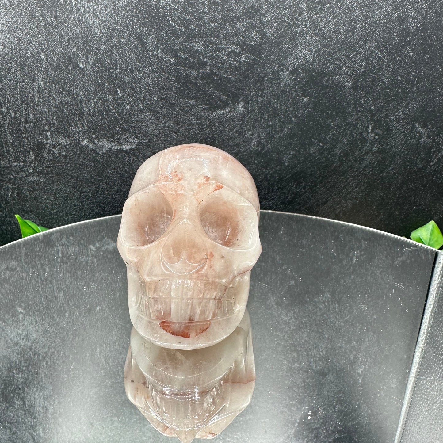 Fire Quartz Skull