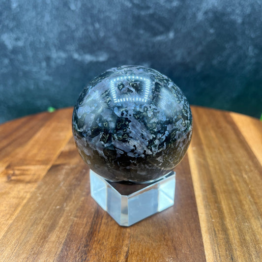 Indigo Gabbro Sphere - Sage & Magic