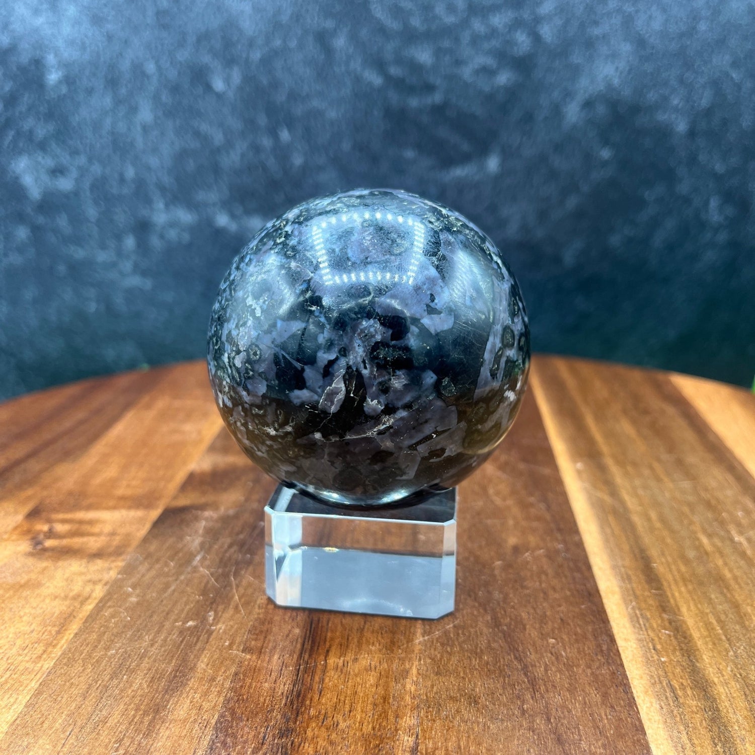 Indigo Gabbro Sphere - Sage & Magic