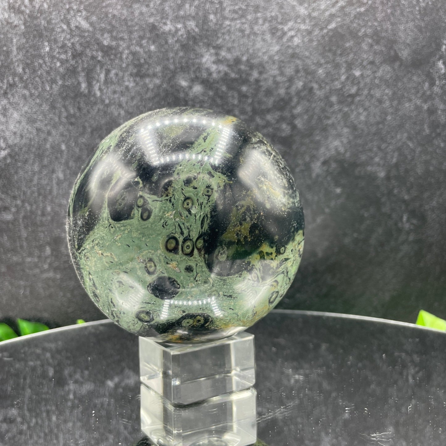 Kambaba Jasper Sphere - Sage & Magic