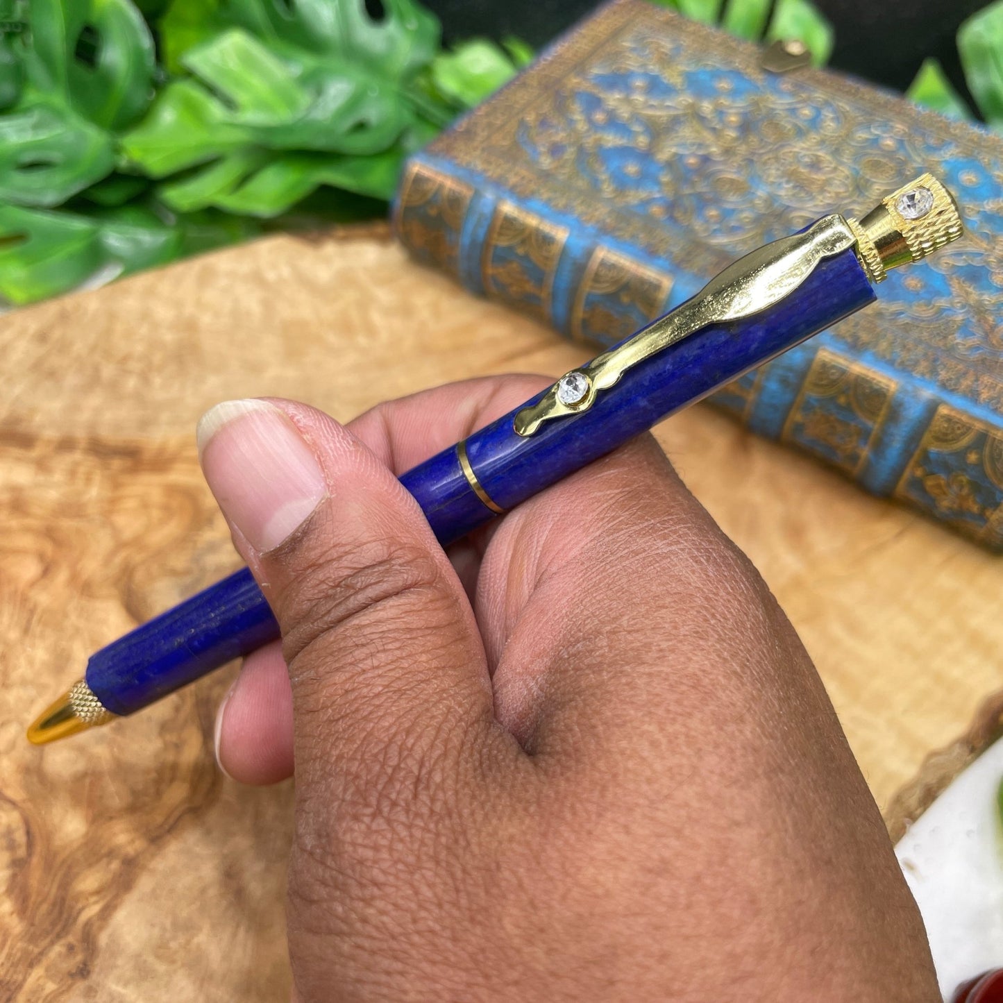 Lapis Lazuli Ballpoint Pen - Sage & Magic