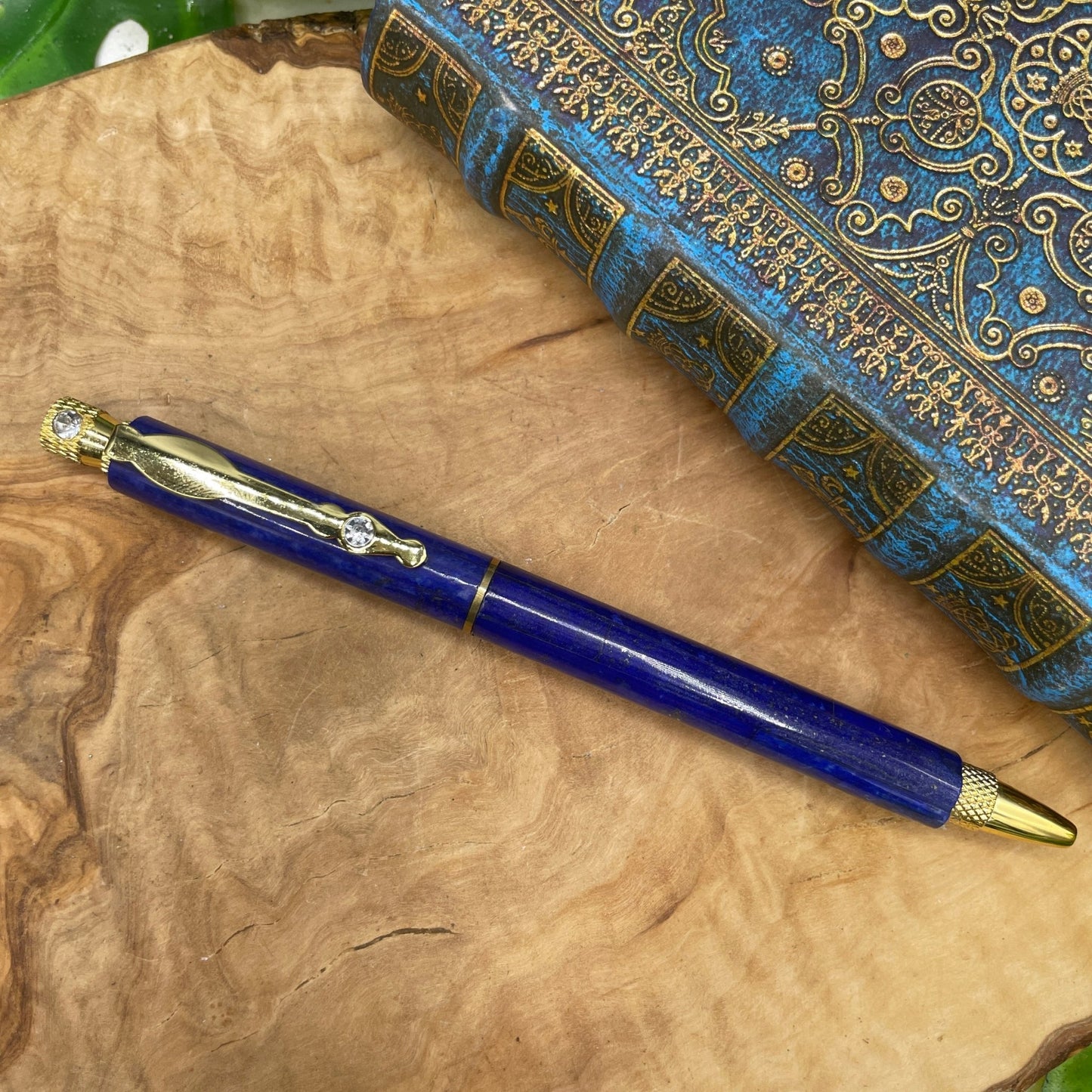 Lapis Lazuli Ballpoint Pen - Sage & Magic