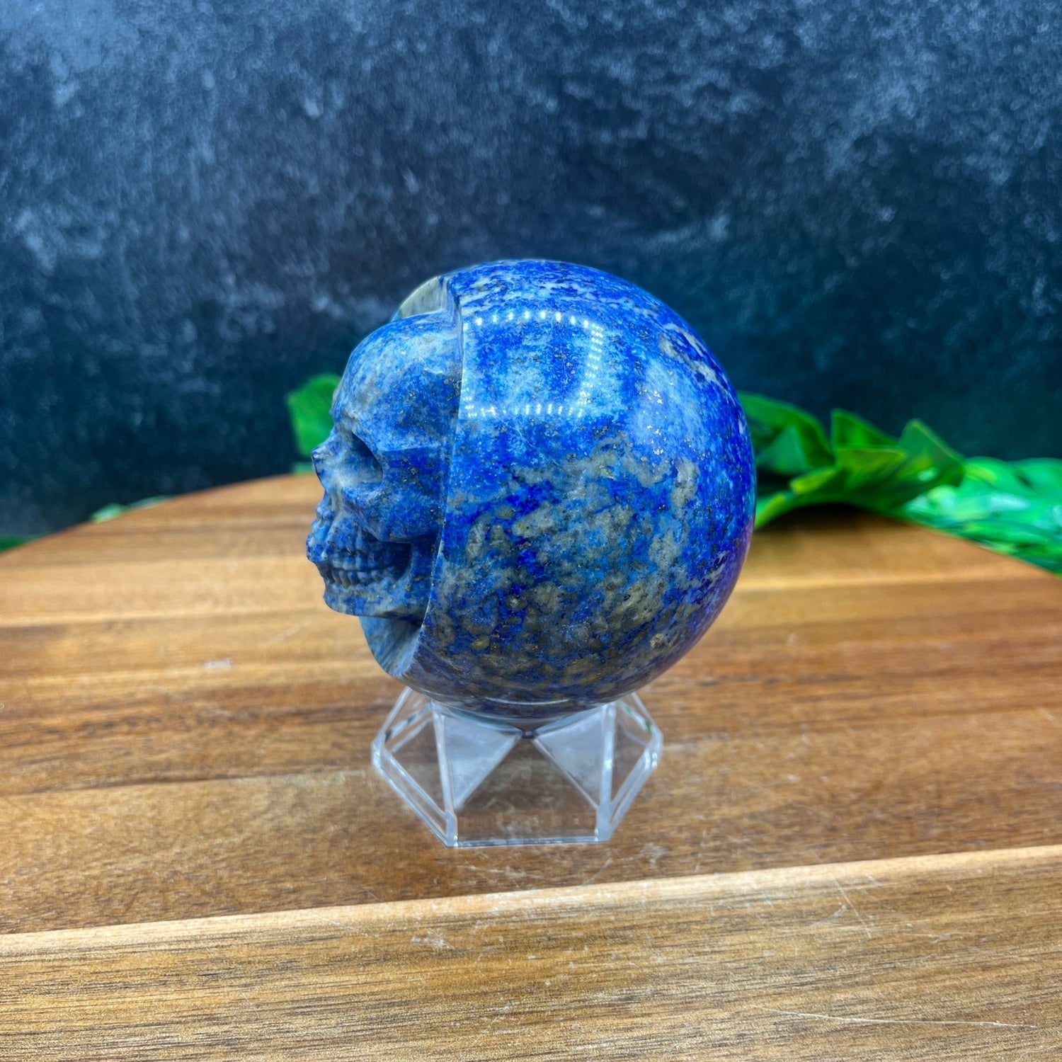 Lapis Skull Sphere - Sage & Magic