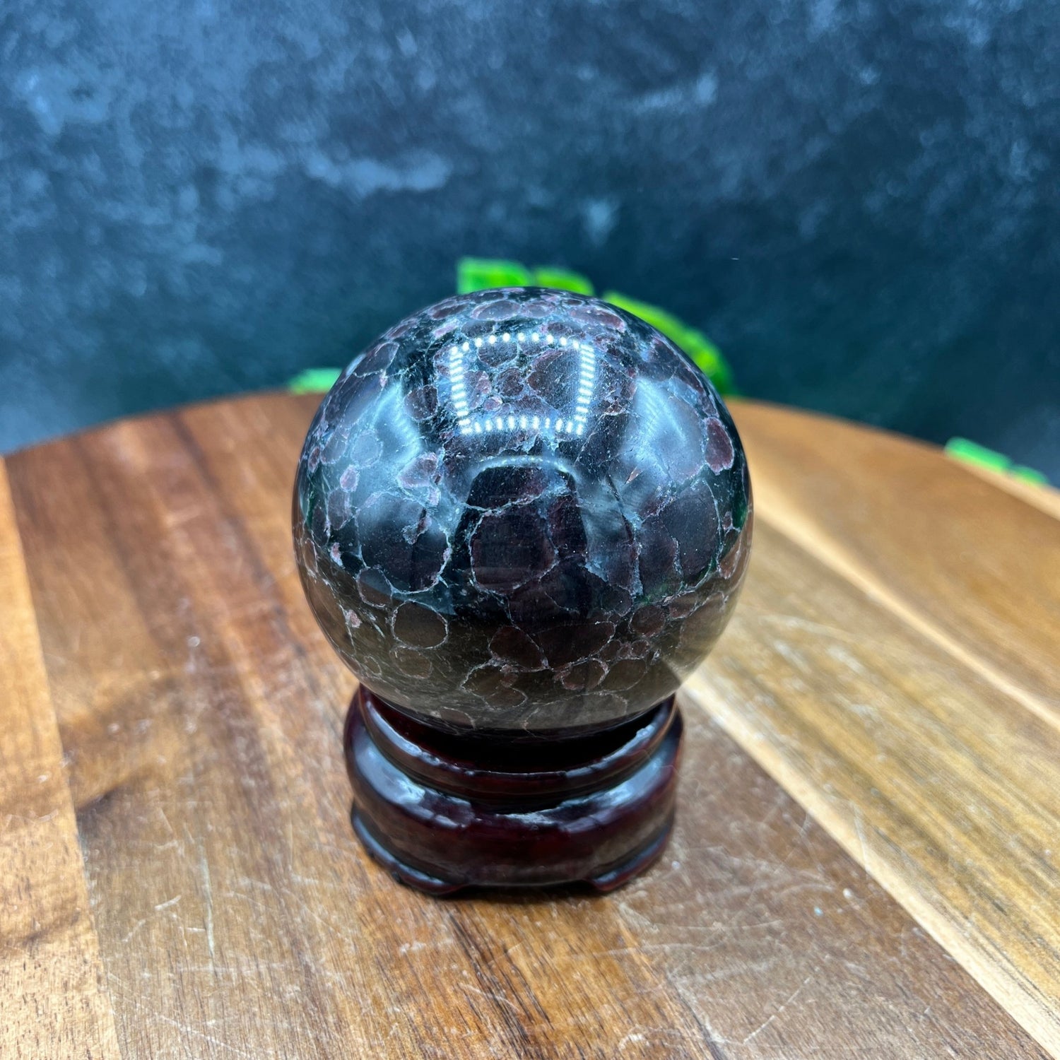 Large Garnet Sphere - Sage & Magic