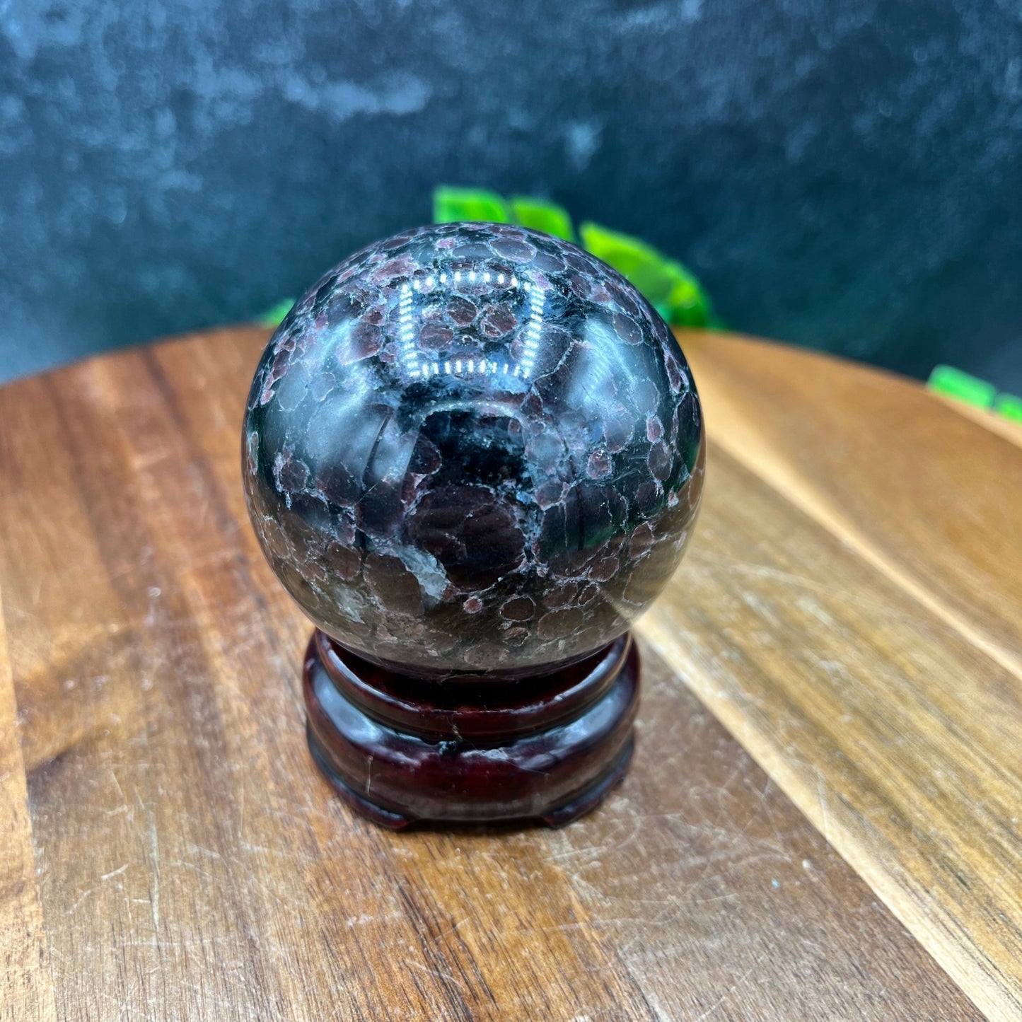 Large Garnet Sphere - Sage & Magic