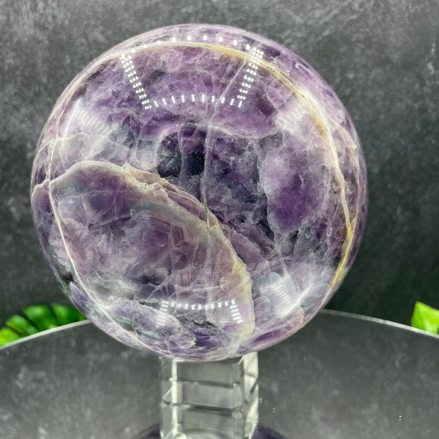 Large Purple Fluorite Sphere - Sage & Magic