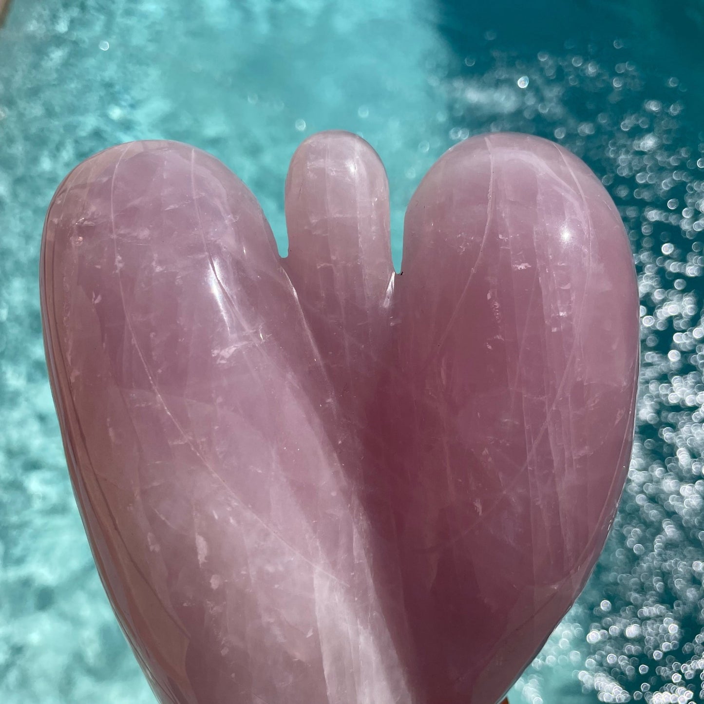 Large Rose Quartz Angel - Sage & Magic