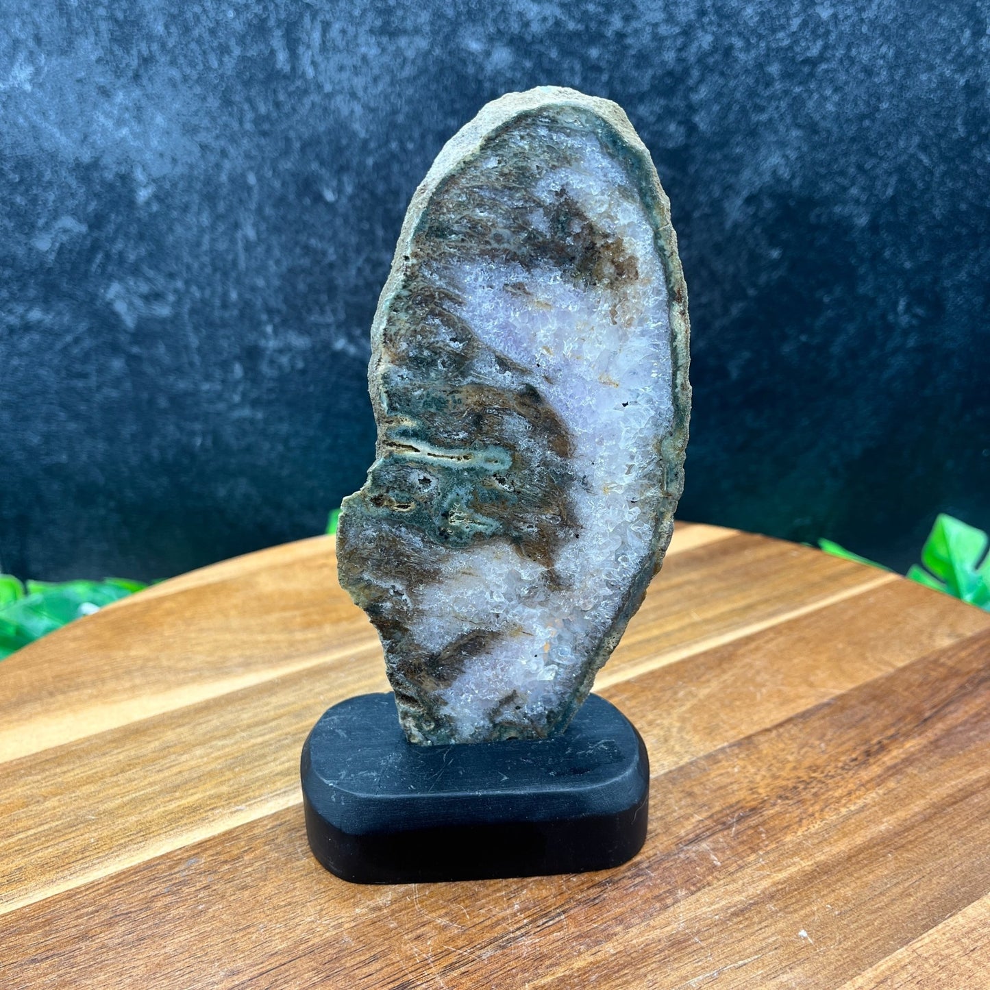 Lavender Moss Agate Slide - Sage & Magic