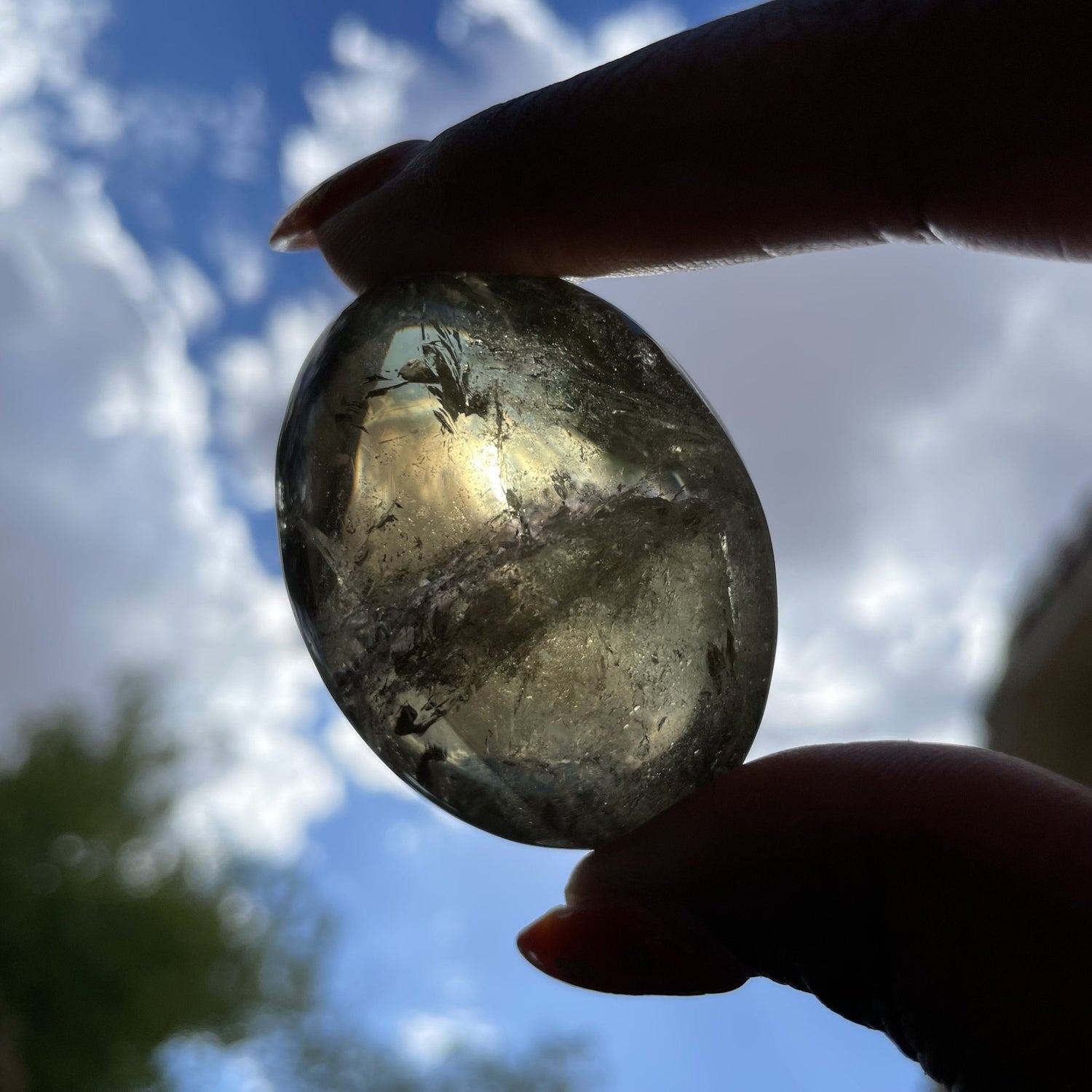 Lemon Quartz Palmstones - Sage & Magic