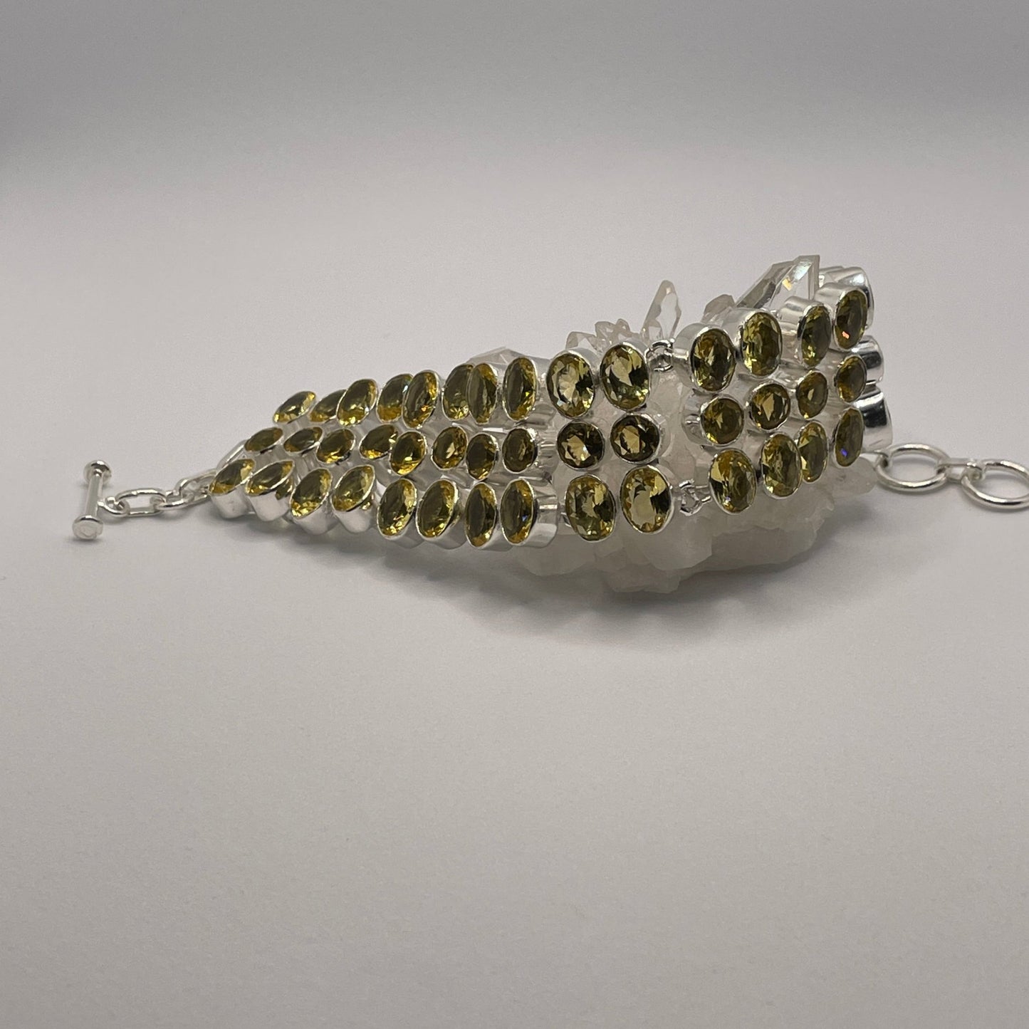 Lemon Quartz Sterling Silver Bracelet - Sage & Magic