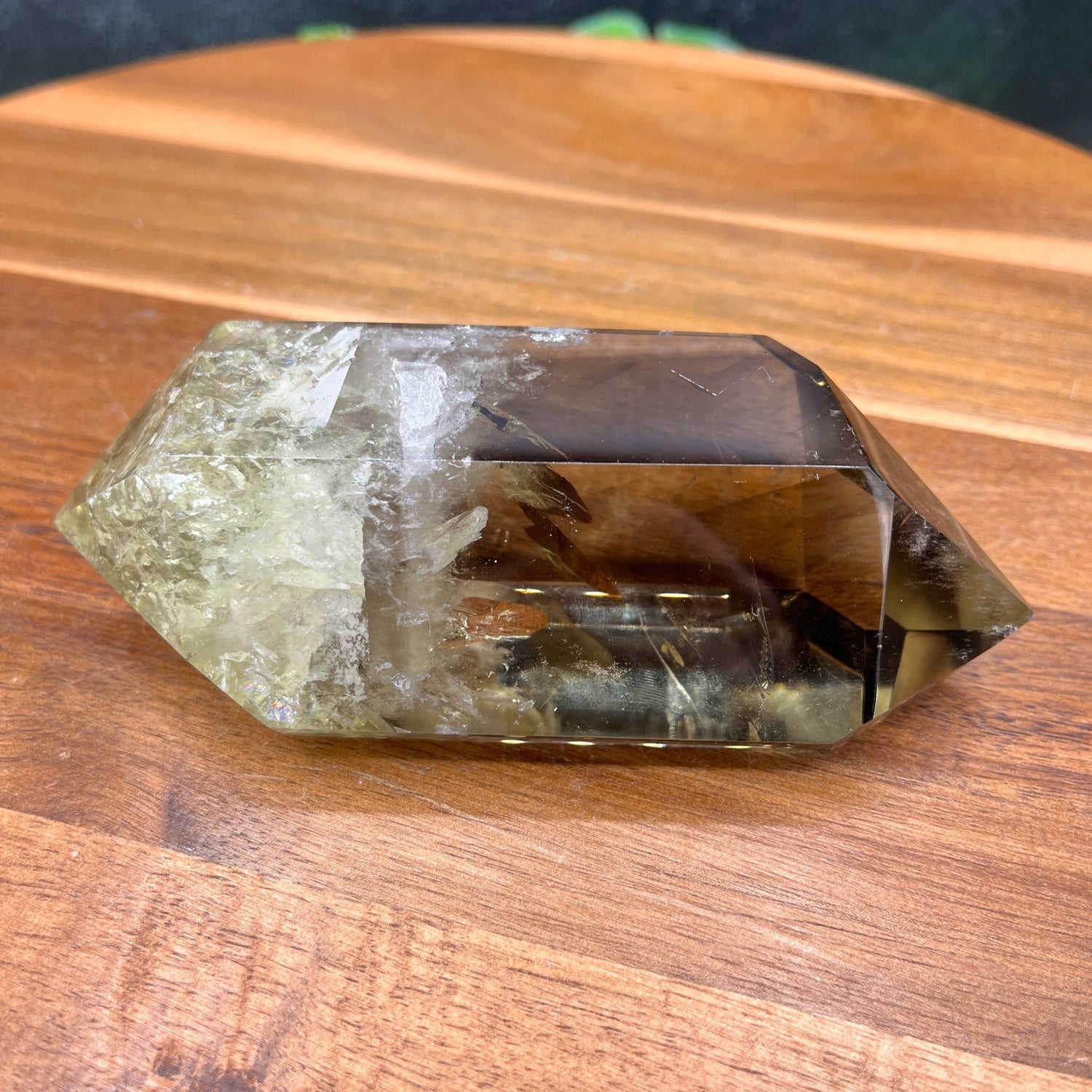 Lemon Smoky Quartz Double Terminated Point - Sage & Magic