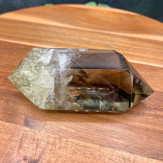 Lemon Smoky Quartz Double Terminated Point - Sage & Magic