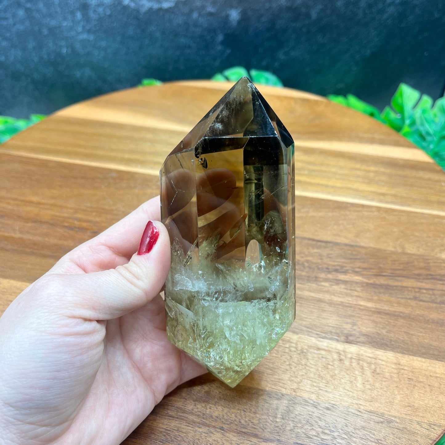 Lemon Smoky Quartz Double Terminated Point - Sage & Magic