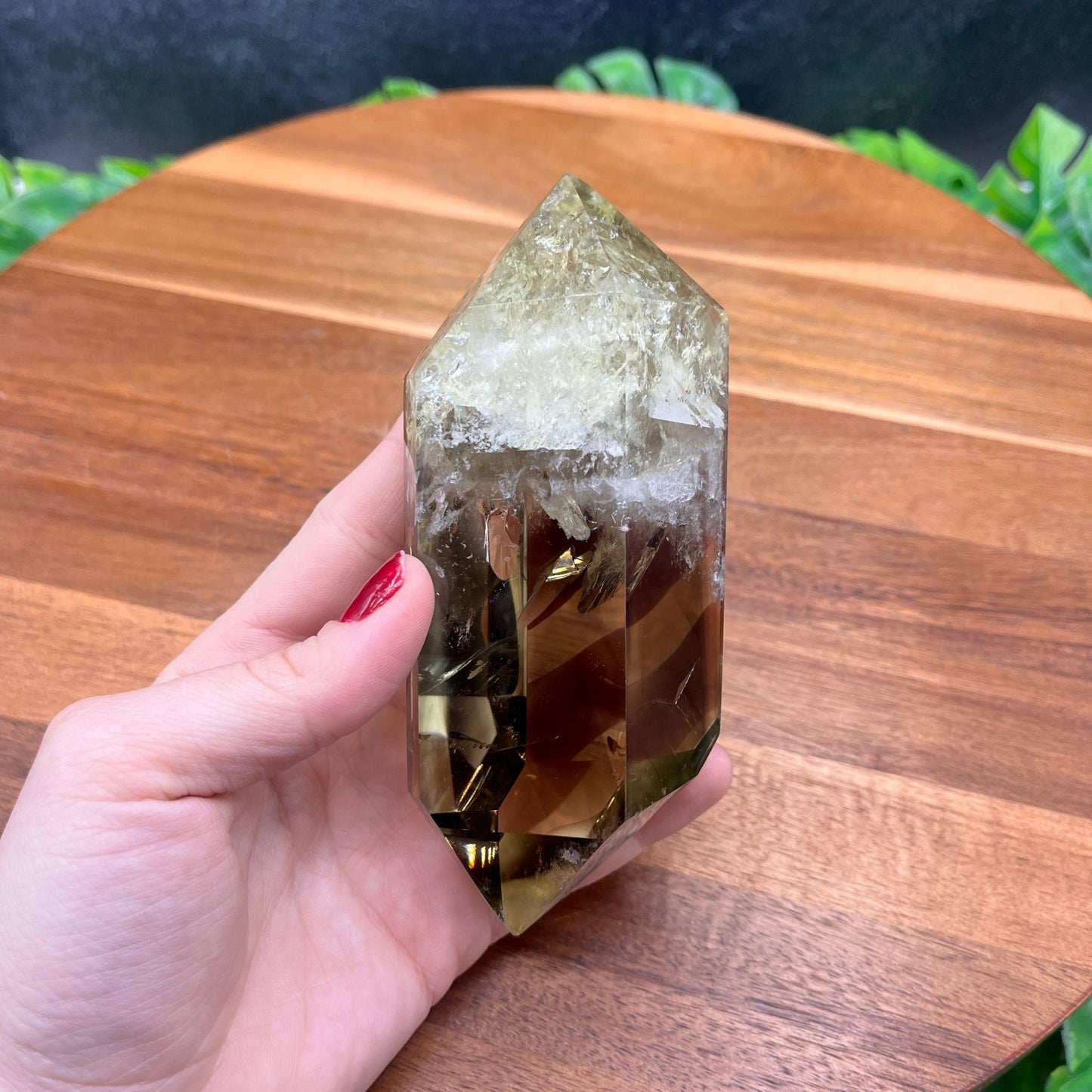 Lemon Smoky Quartz Double Terminated Point - Sage & Magic