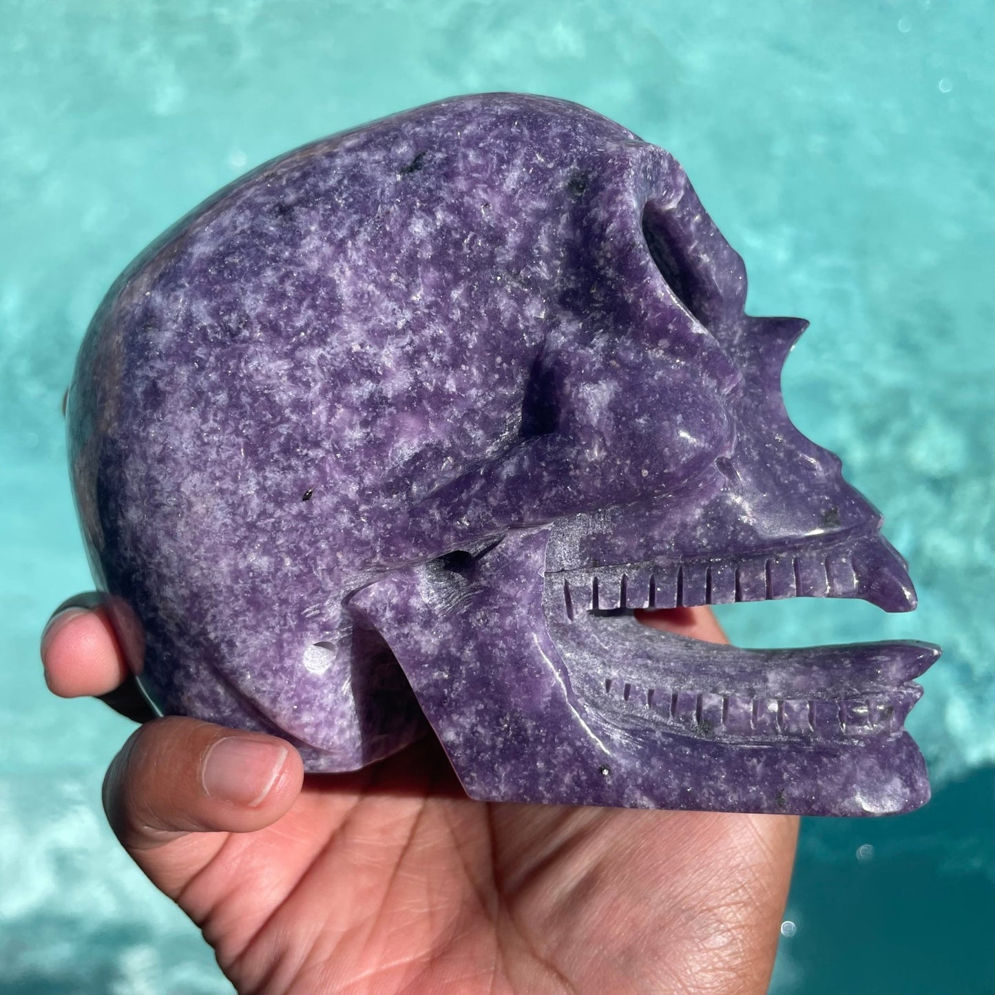 Lepidolite Demon Clown Skull - Sage & Magic