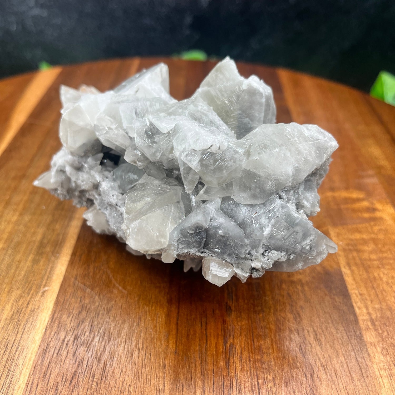 Light Grey Dogtooth Scalenohedral Calcite Specimen - Sage & Magic