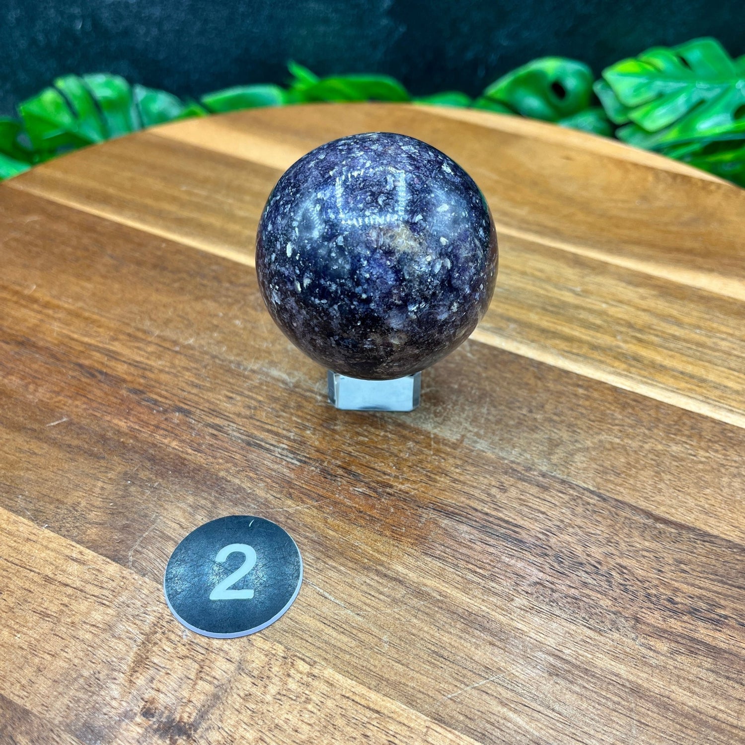 Lithium Lepidolite Sphere - Sage & Magic