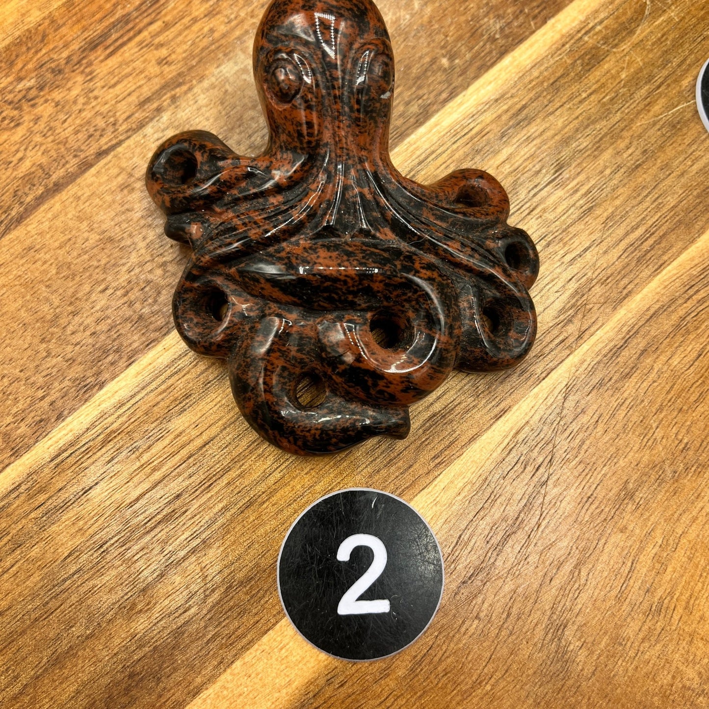 Mahogany Obsidian Octopus - Sage & Magic