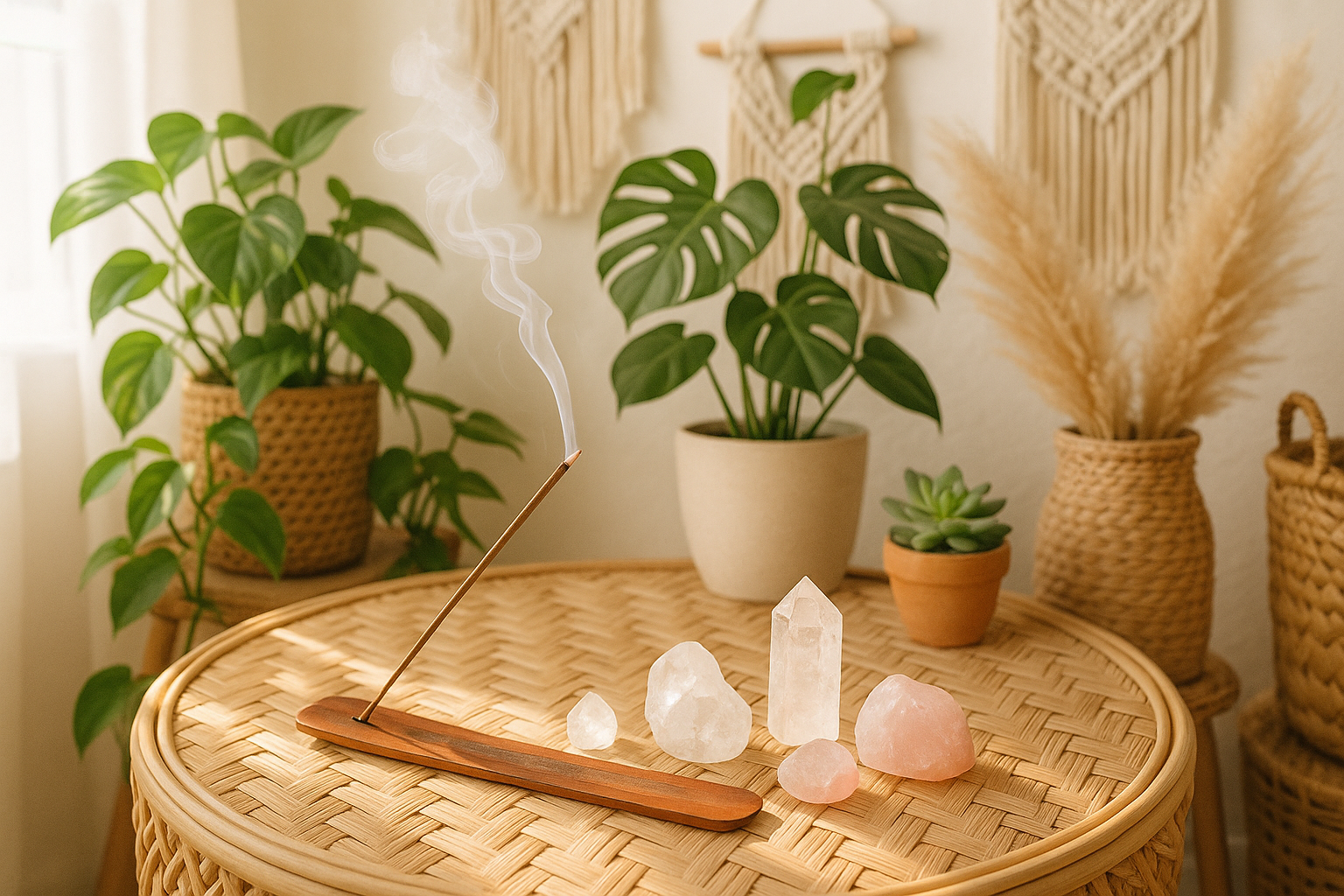 Make it way less dark, less crystals more plants and a nice boho vibe