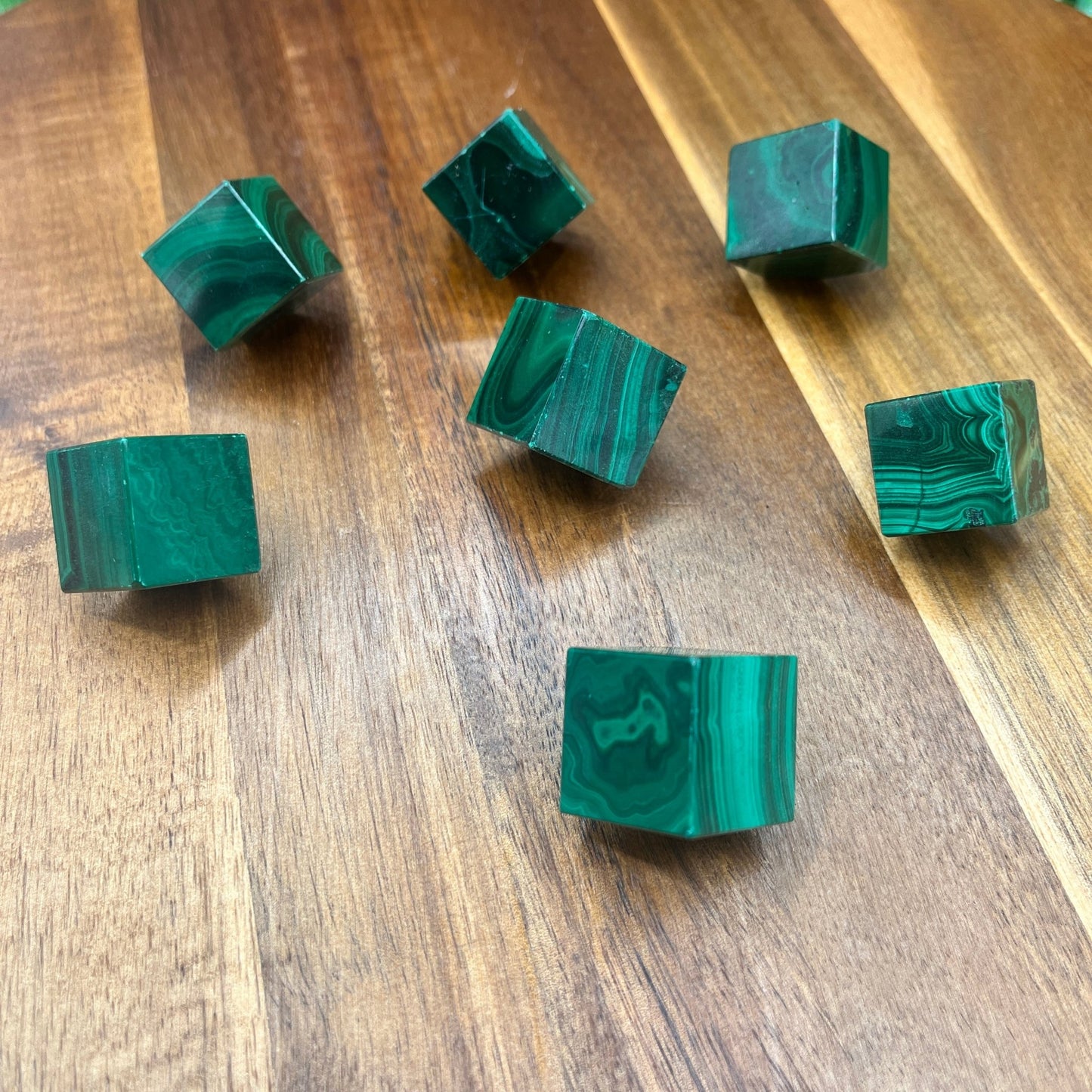 Malachite Standing Cubes - Sage & Magic