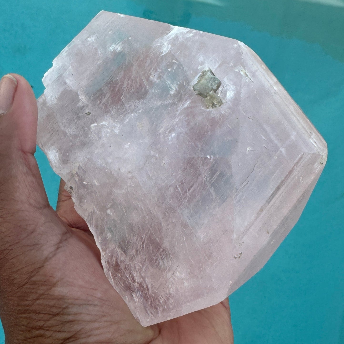 Mangano Optical Pink Calcite with Mica - Sage & Magic