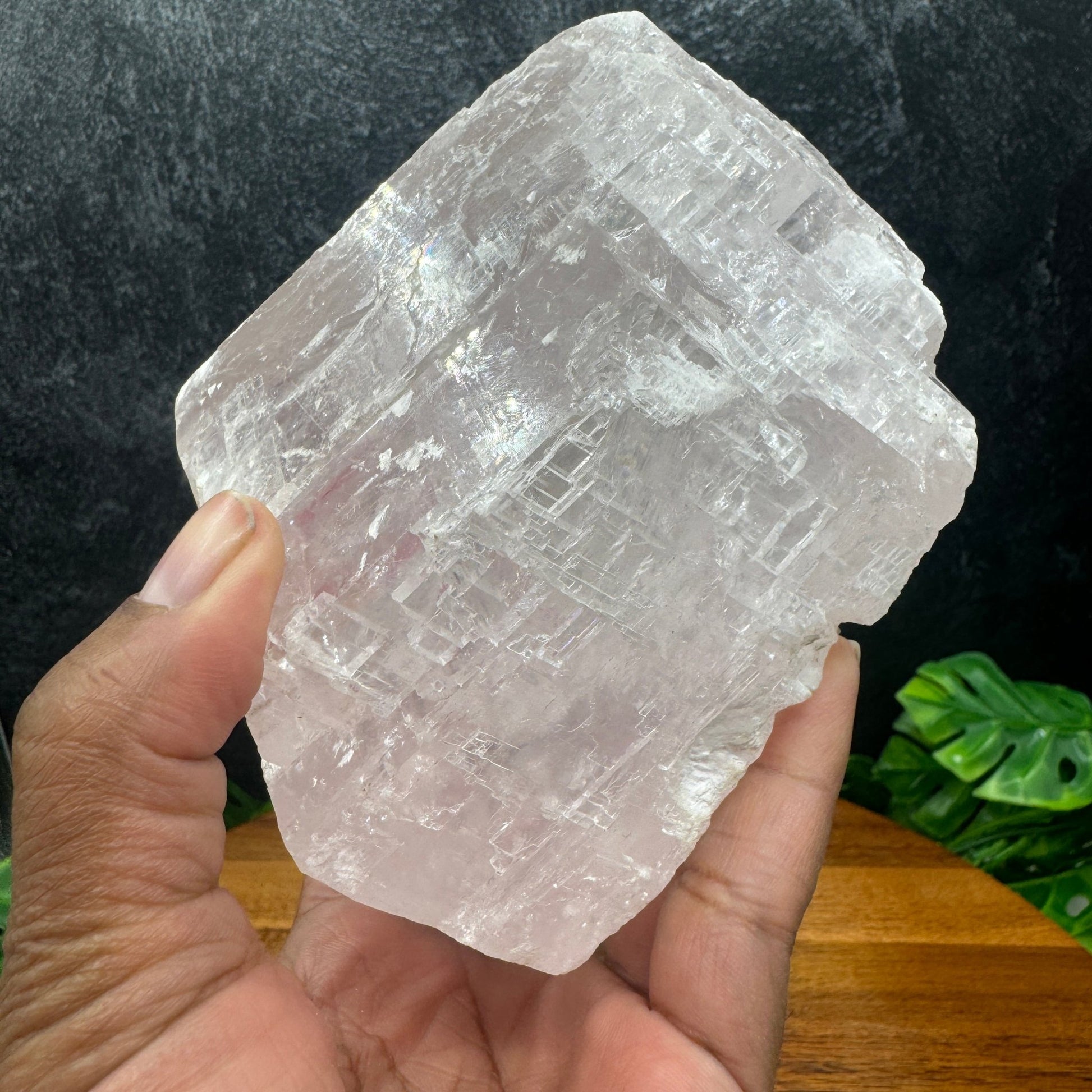 Mangano Optical Pink Calcite with Mica - Sage & Magic