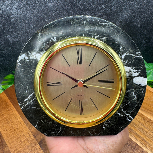 Marble Decorative Clock - Sage & Magic