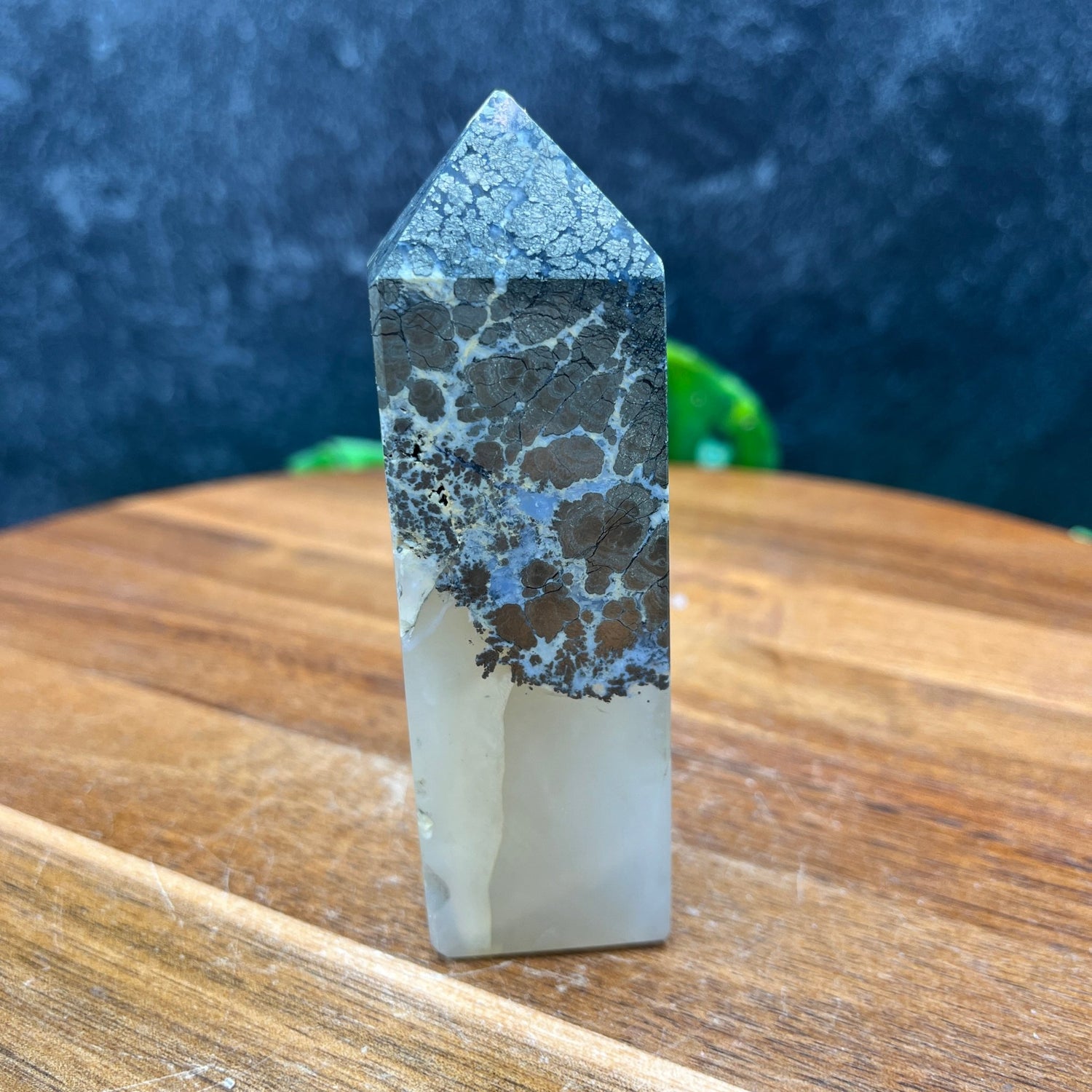 Marcasite in Agate Tower - Sage & Magic