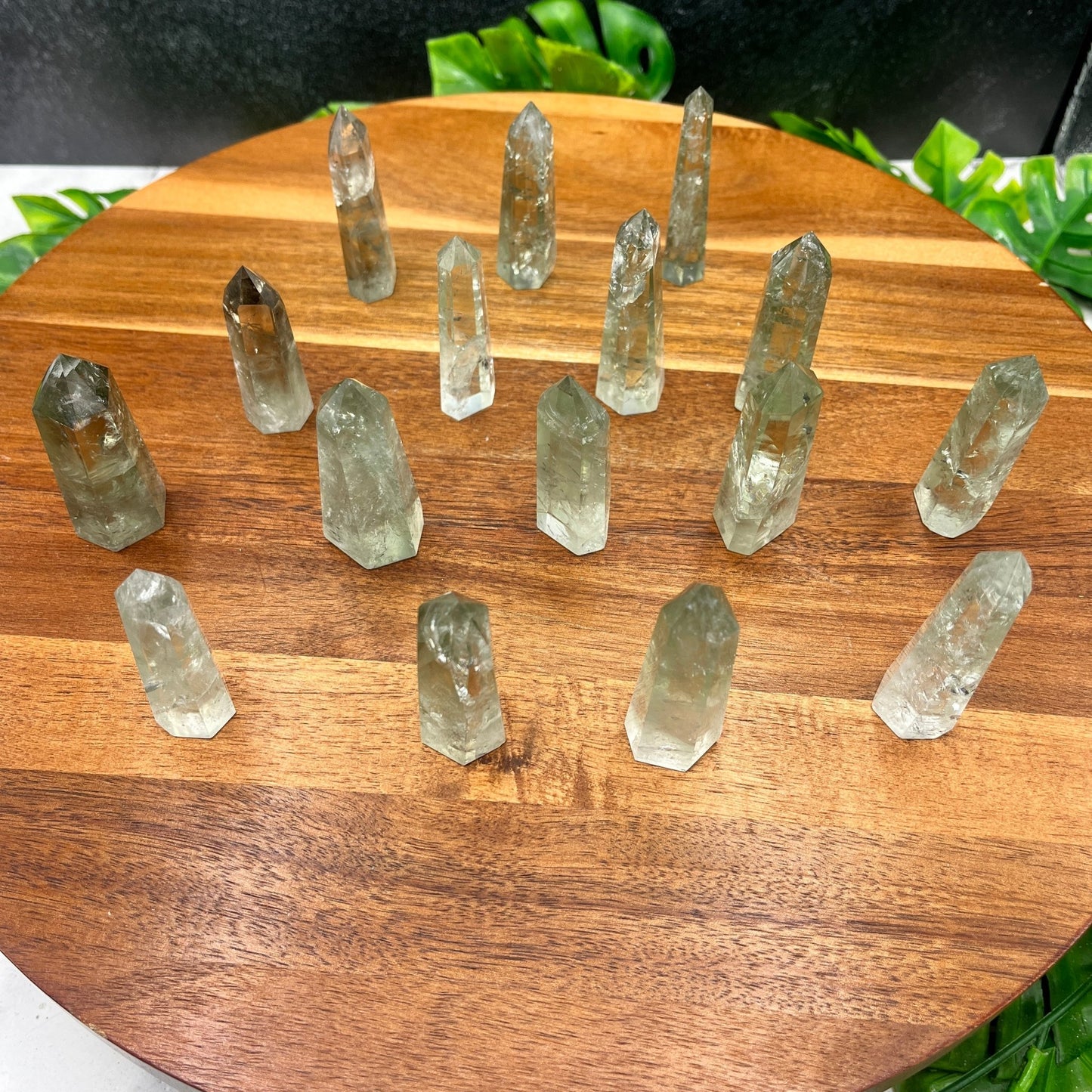 Medium Prasiolite Quartz Tower - Sage & Magic