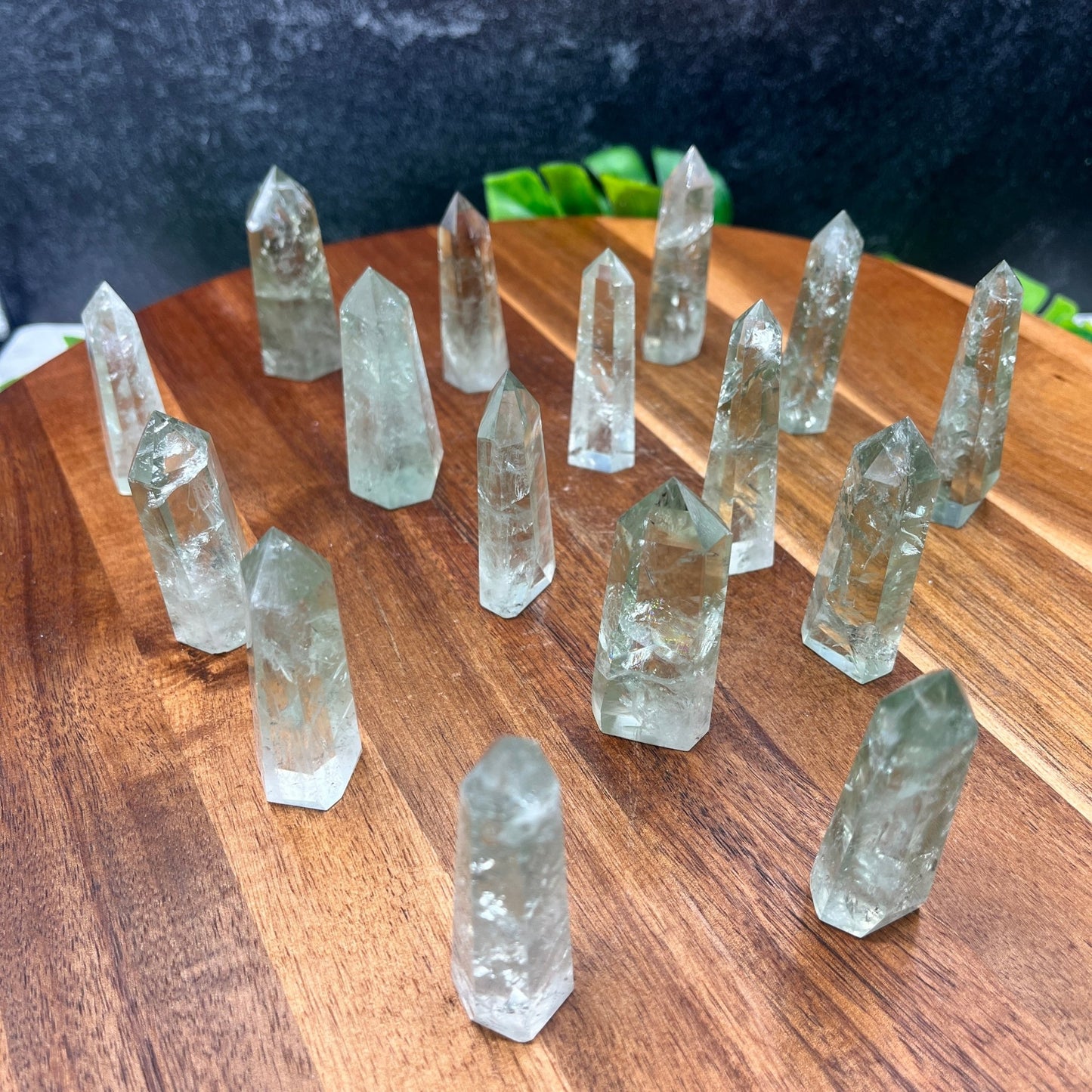 Medium Prasiolite Quartz Tower - Sage & Magic