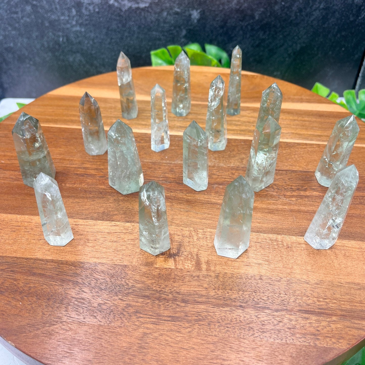 Medium Prasiolite Quartz Tower - Sage & Magic