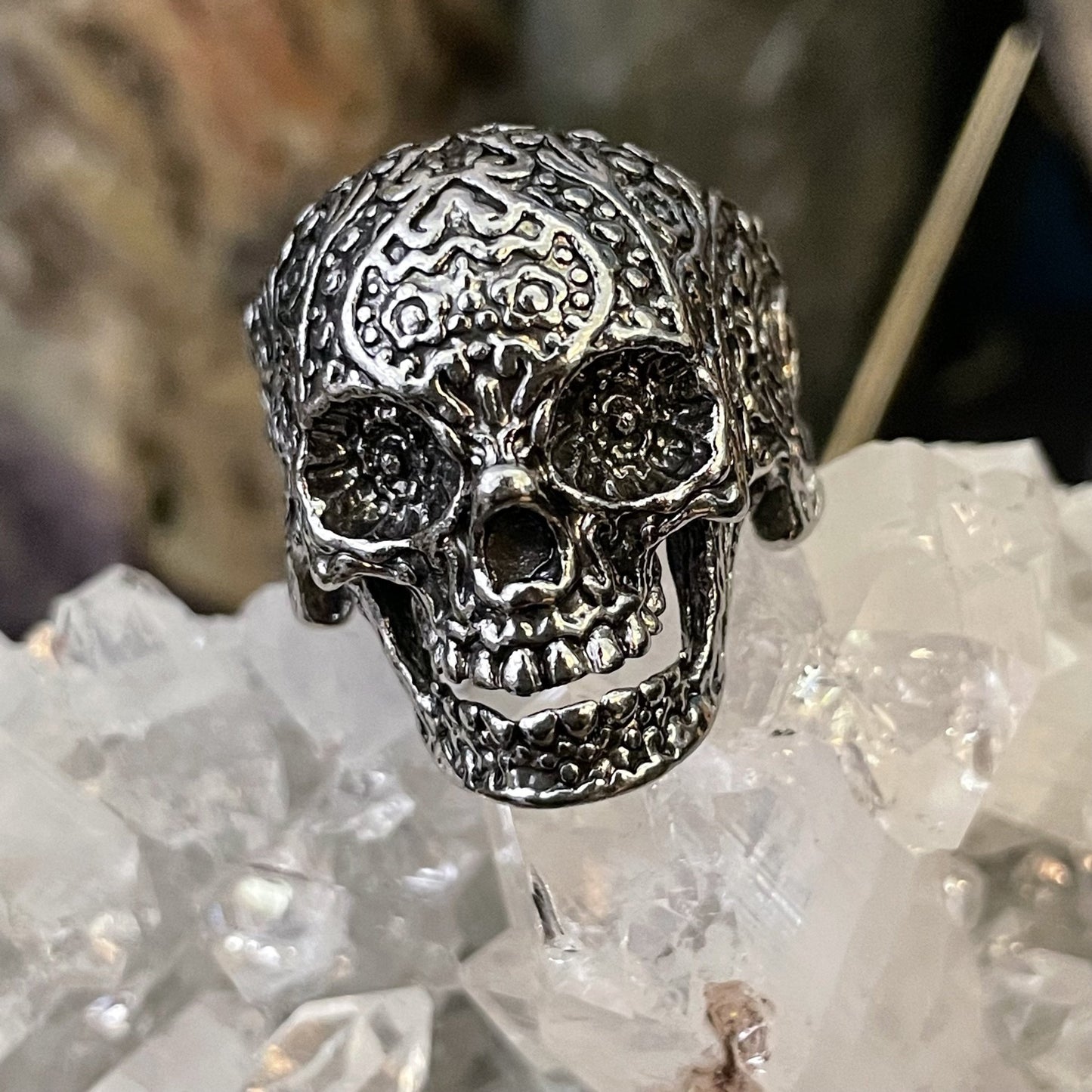 Metal Skull Ring - Sage & Magic