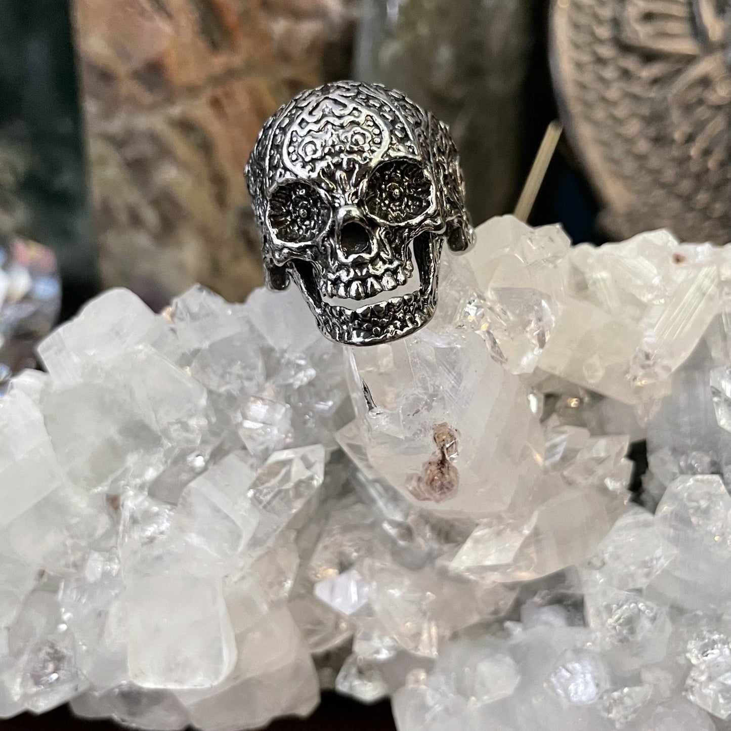 Metal Skull Ring - Sage & Magic