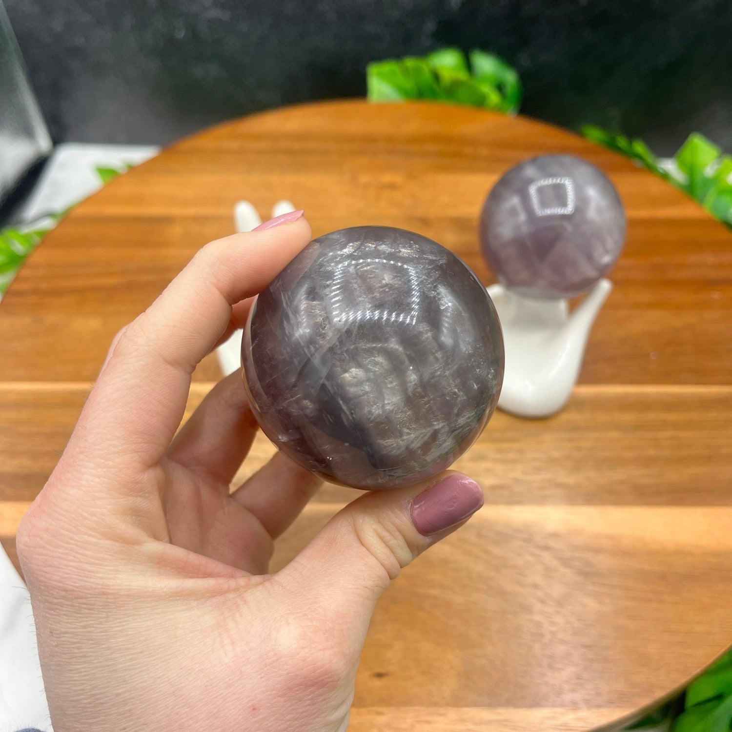 Mica Fluorite Sphere - Sage & Magic