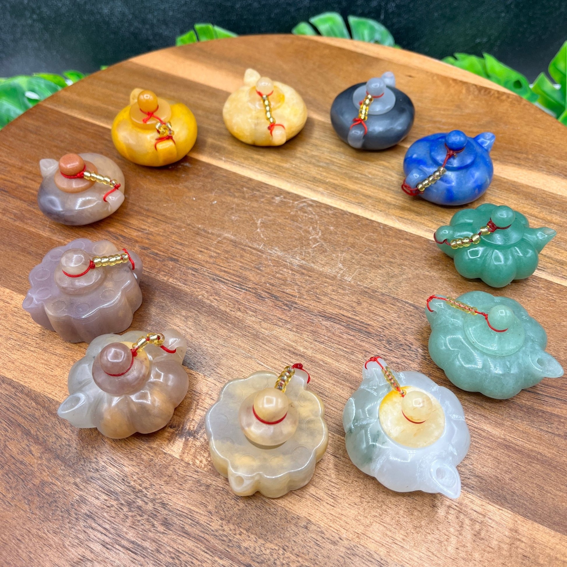 Mini Crystal Decorative Teapot - Sage & Magic