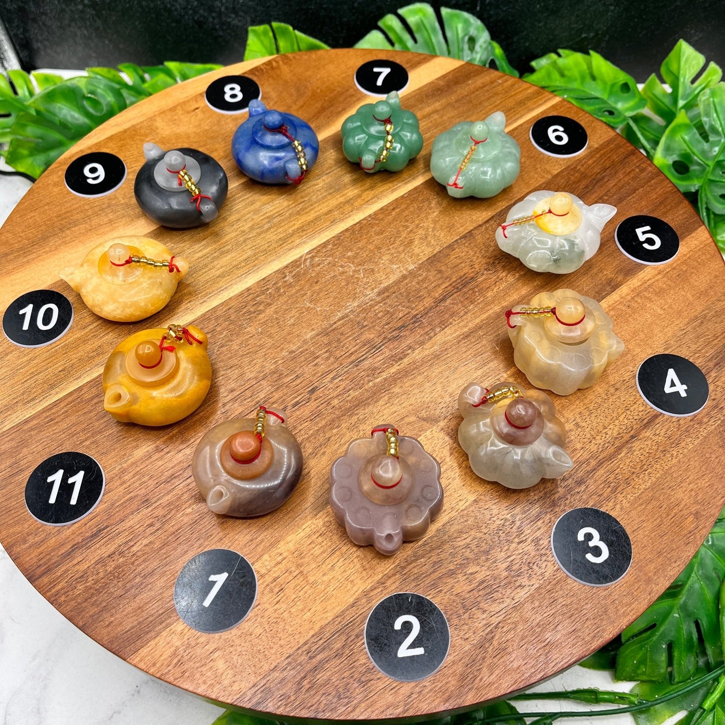 Mini Crystal Decorative Teapot - Sage & Magic